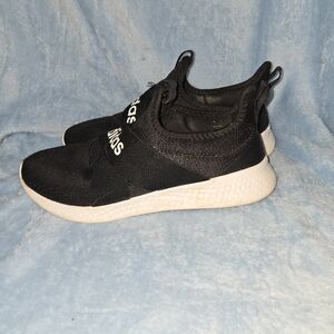 Adidas Black and White Athletic Shoes